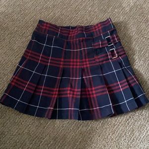 French Toast Plaid Skort